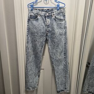 Levi's 501 Vintage Acid Wash Jeans Size 36x29